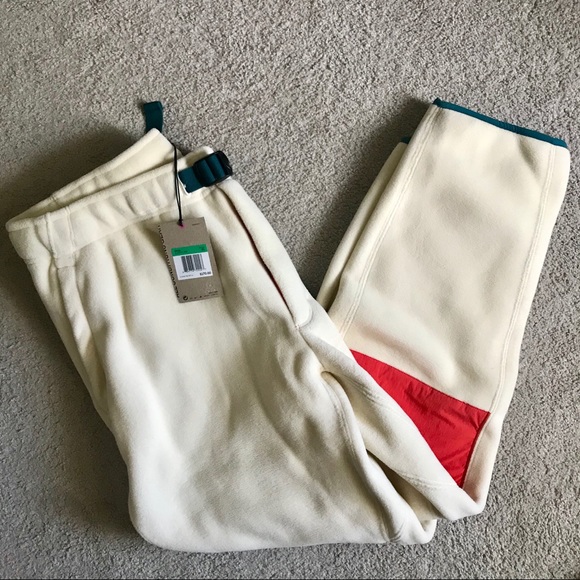 Nike Other - Nike ACG Sherpa Fleece Pants Cream Orange XL NWT